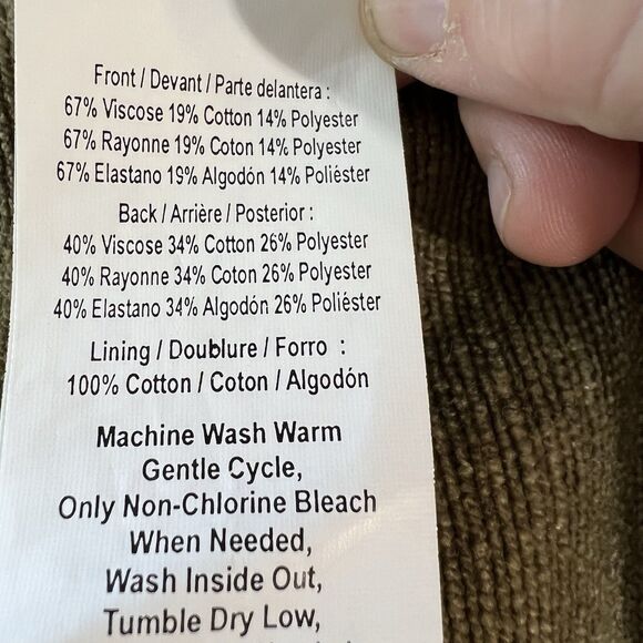 Pottery Barn Olive Sage Green upholstered 22" Square Throw Pillow Embroidered - Picture 6 of 7